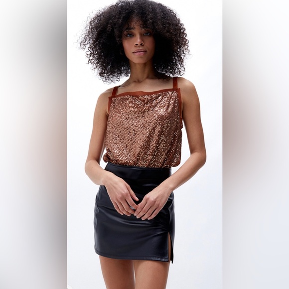 Free people sequin bodysuit gorgeous! NWT $98!! - Picture 4 of 4